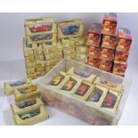 Collection of approximately 60 Matchbox Models of Yesteryear vehicles, all housed in their