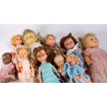 Collection of dolls, various sizes (qty)
