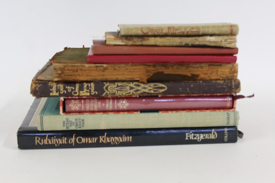 Rubaiyat of Omar Khayyam, four volumes, to include volume printed by Jarold & Son Norwich, volume