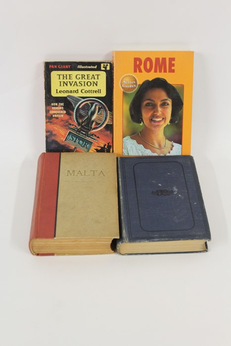 Books to include volumes related to World War Two, Malta, the history of Rome etc. (qty)