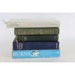 Collection of Robert Burns related books, to include the songs of Robert Burns, Robert Burns poems