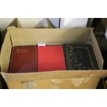 Collection of Robert Burns related books, to include poems and songs by Robert Burns, London 1860,