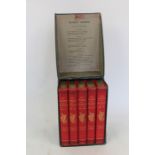 The works of Burns, five volumes, published by Blackie & Son Glasgow, housed in a slip case with