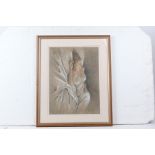 Doreen Abel, "Satin" and another untitled, two signed pastels, housed in glazed frames, the