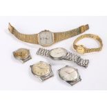 Wristwatches, to include gentlemans Certina DS, Le Cheminant Moeris Grand Prix, Avia Olympic, ladies