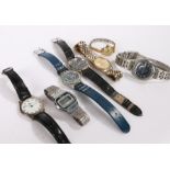 Watches to include Timex, Le Gran, Zeon, Ravel etc. (7)