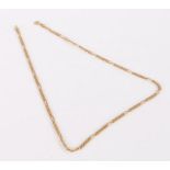 9 carat gold necklace, 2.7g