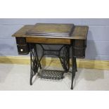 Early 20th Century Singer sewing machine table
