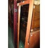 20th Century floor standing mirror, framed, 160cm long