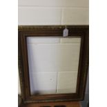 French late 19th Century gilt frame, 47cm x 57cm