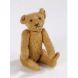 Early 20th Century Steiff bear, of small proportions, the mohair bear with moveable head, arms and