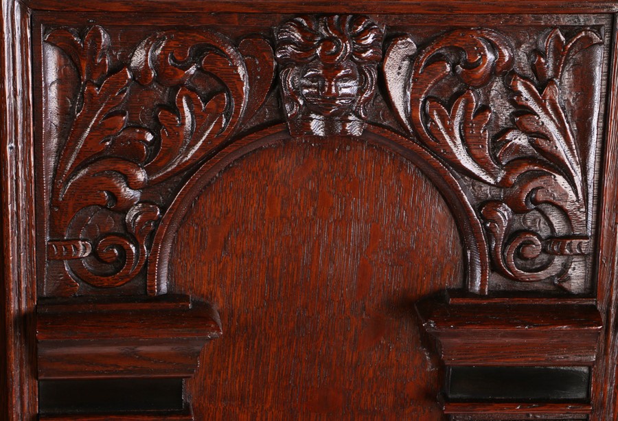 Rare 17th Century Dutch oak Keeftkast cupboard, an unusually small size, circa 1640, the deep and - Image 2 of 6