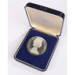 Bermuda Twenty-Five Dollar Silver Coin, Commemorating The Royal Visit, February 16th 1975