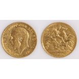 George V Half Sovereign, 1911, St George and the Dragon