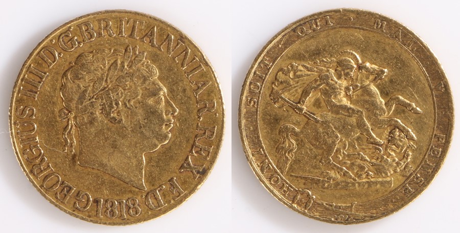 George III Sovereign, 1818