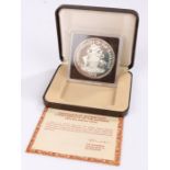 1978 Bahamas Silver Proof Ten Dollars, cased and capsulated with certificate