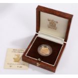 Britannia 1/10oz Proof Royal Mint, £10 face value, 3.412 grammes