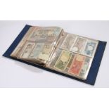 World Bank Notes, an album with countries banknotes to include Peru, Yugoslavia, Germany, France,