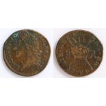 Ireland James II 'Gun money' 1689,