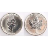 Canada silver 5 Dollar coin, 1995