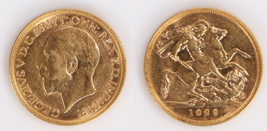 George V Australian Sovereign, 1929, Perth Mint, St George and the Dragon reverse