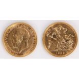 George V Australian Sovereign, 1929, Perth Mint, St George and the Dragon reverse