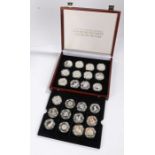 The Official Coin Collection in Honour of H.M. Queen Elizabeth The Queen Mother, twenty-four