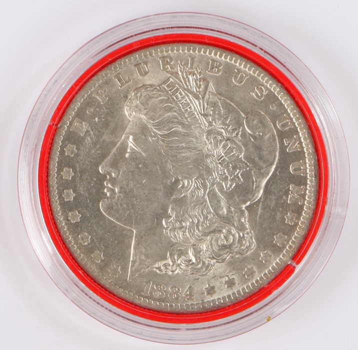 USA One Dollar, 1884, New Orleans mint mark