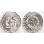 France silver 50 Francs, 1979