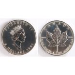 Canada silver 5 Dollar coin, 1995