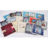 Collection of United Kingdom Brilliant Uncirculated coins Collection sets, seventeen sets, (17)