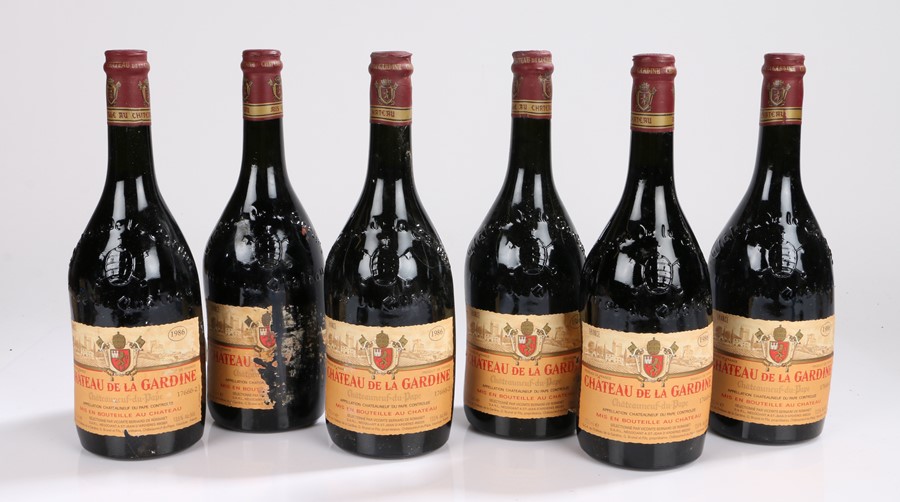 Six bottles Chateau de la Gardine Chateauneuf du Pape, 6 X Bottles, 750ml, 13.5%, (6)