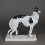 Tierfigur "Barsoi / Russischer Windhund" - Rosenthal, Kunstabteilung Selb, Entwurf von Max Hermann