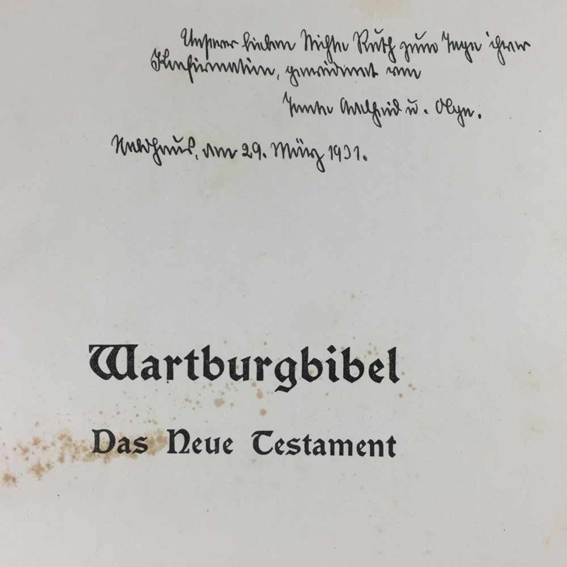 Illustrierte Wartburg-Bibel. Neues Testament - Wartburgbibel nach der deutschen Übersetzung Martin - Bild 2 aus 7