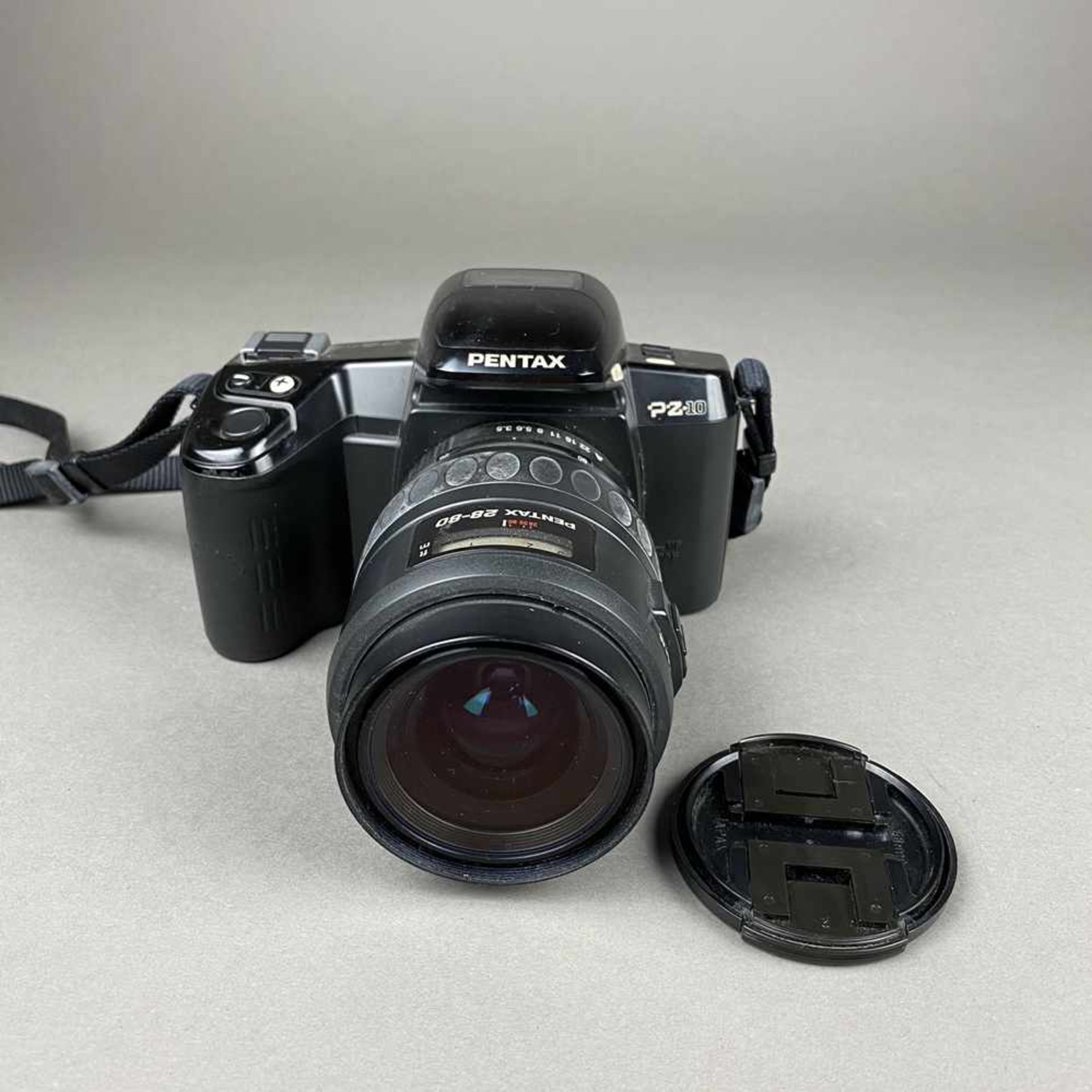 Spiegelreflex Kamera Pentax PZ-10 - Japan, Objektiv 1:3,5-4,7 / 28-80mm, gebrauchter Zustand, - Bild 2 aus 9