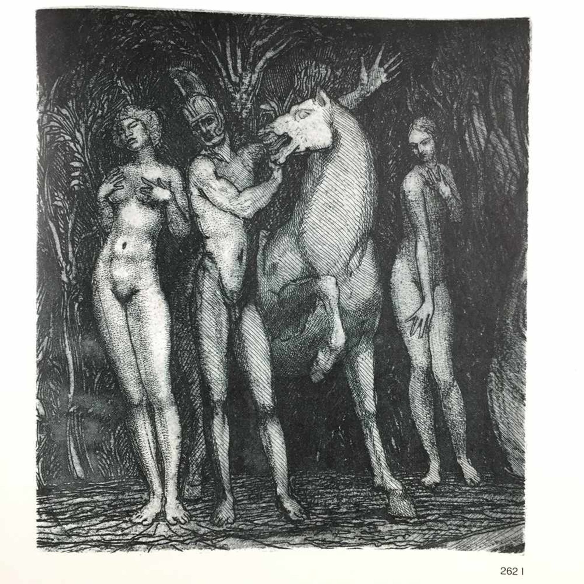 Hartmann, Richard P. (Herausgeber) - Ernst Fuchs. Das graphische Werk 1967 - 1980, Piper/Galerie - Bild 8 aus 8