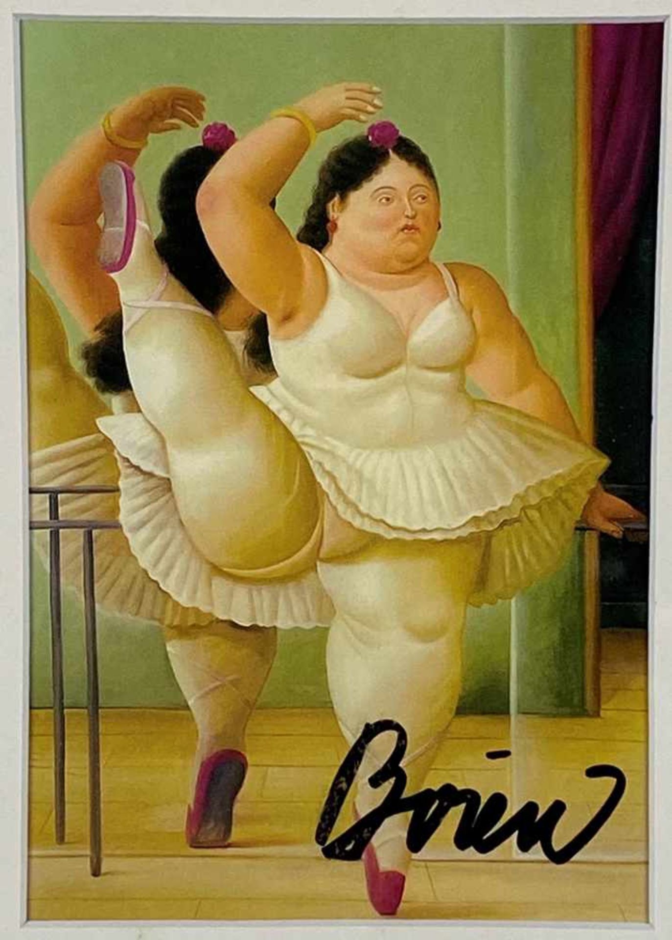 Botero, Fernando (geb. 1932, Medellín, Kolumbien) - "Ballerina", 2001, Multiple, handsigniert "
