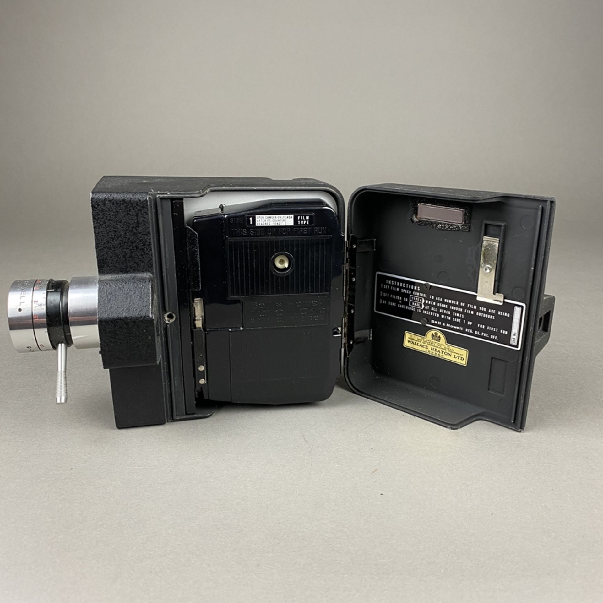 Vintage Filmkamera Bell&Howell - Japan, Zoom Reflex, Autoload, Bell & Howell 9-29mm Zoom-Objektiv, - Bild 7 aus 9