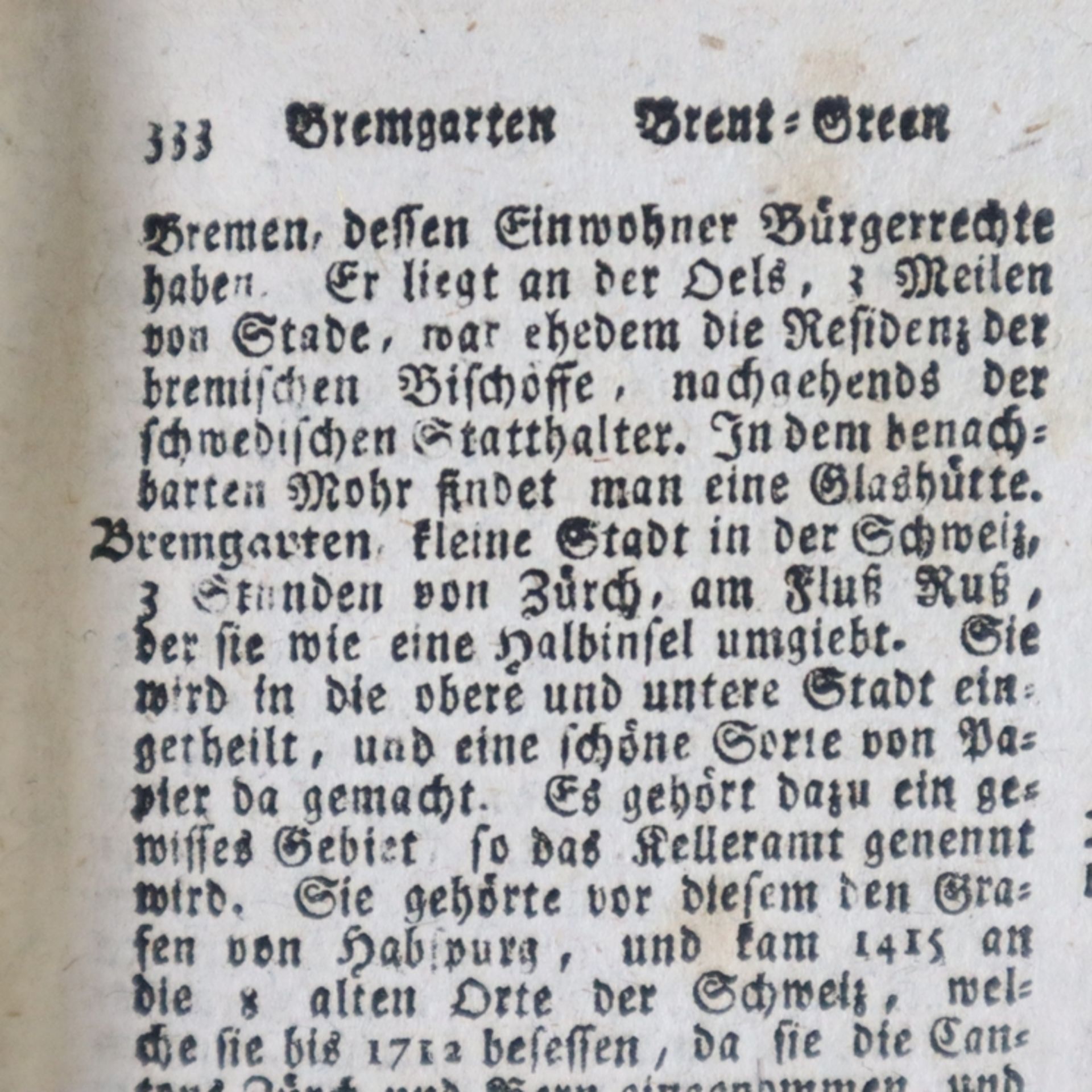 Hübner, Johann - Johann Hübners Reales Staats-Zeitungs-und Conversations-Lexicon, Gleditsch, - Bild 4 aus 12