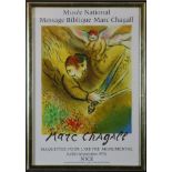 Chagall, Marc (1887 Witebsk - 1985 St. Paul de Vence) - "Der richtende Engel", Farblithographie
