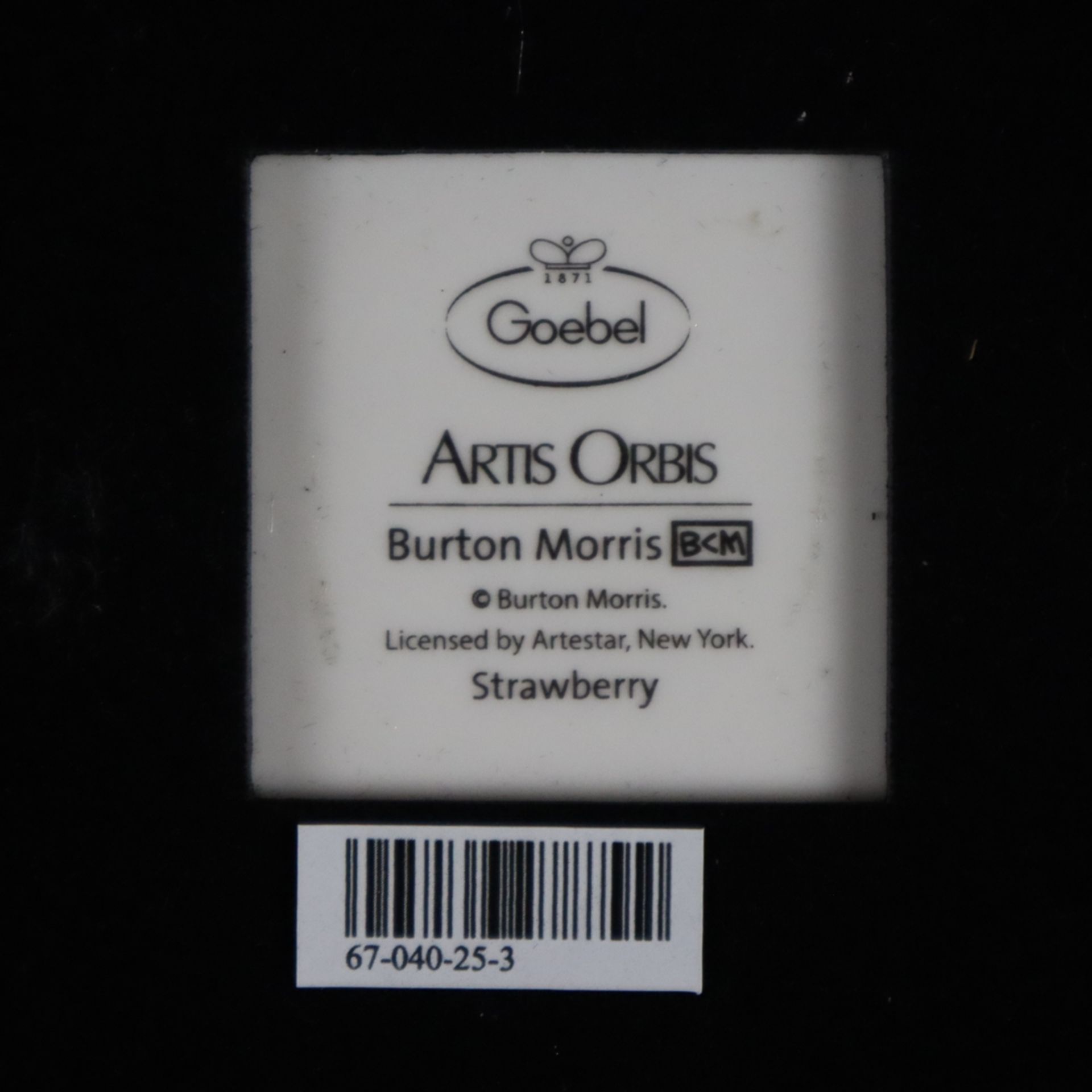 Morris, Burton (*1964 Pittsburgh / USA)- "Strawberry", Goebel, Artis Orbis, Pop-Art Reliefbild, - Bild 6 aus 7