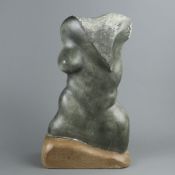 Thimmel, Joan (*1950 Moldawien/Rumänien) - "Torso", patinierter Marmor, teils poliert, auf