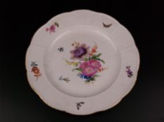 Jubiläumsteller Meissen - Knaufzeit, unterglasurblaue Jubiläums-Marke 1710 -1910, Nr.'1 22', im