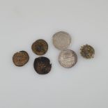 Sammlung antike Münzen - 6 Stk., unter anderem 1x Umayyaden, postreformatorische Kupfermünzen, D.