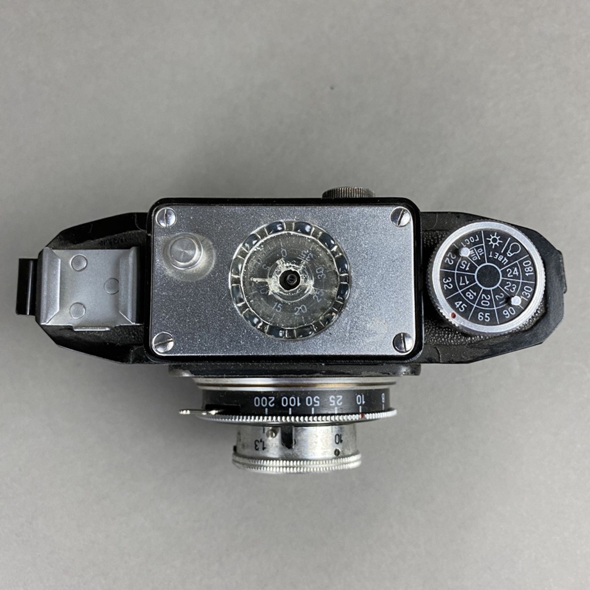 Sowjetische Vitage-Kamera Smena - 1952-60, UdSSR, Bakelitgehäuse Nr.528242, gebrauchter Zustand, - Bild 3 aus 5