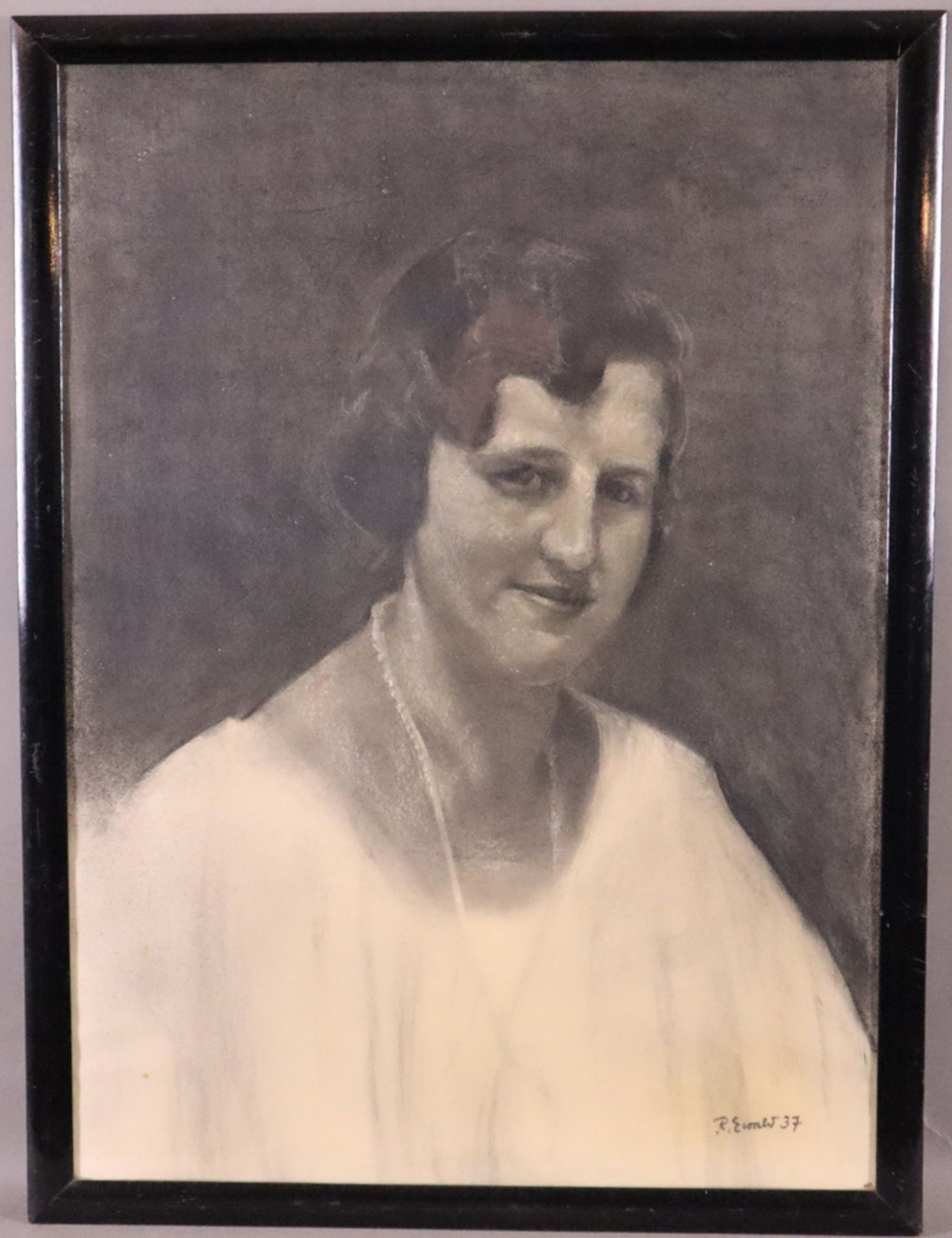 Ewald, Reinhold (1890 - Hanau - 1974) - Portrait von Helene Staaß, der Haushälterin des Künstlers,