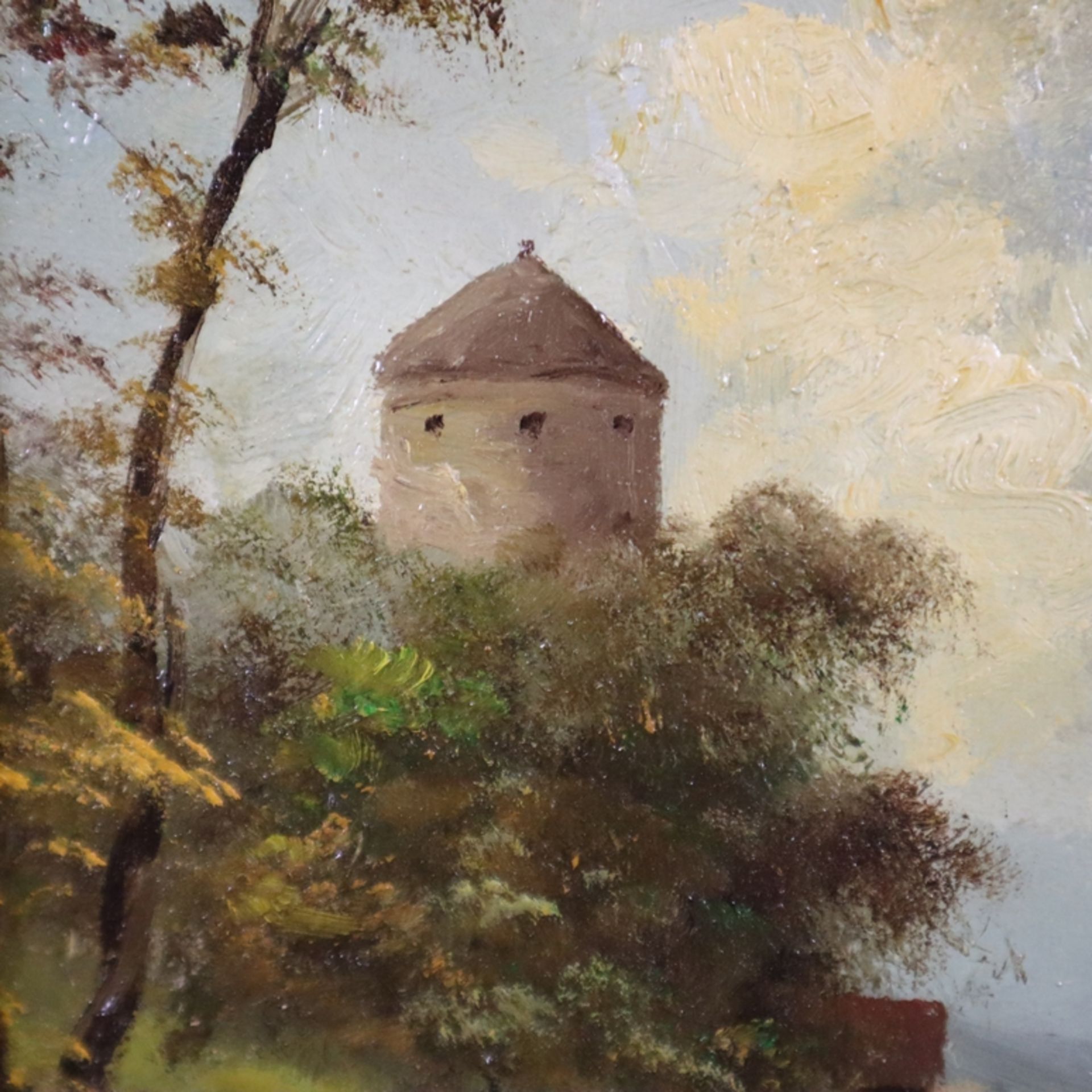 Berger, Heinrich (geb. 1898 München, Landschaftsmaler, Mitglied im Kunstverein München) - „Am - Bild 4 aus 7