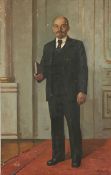 Russischer Portraitist -1980er Jahre-- Ganzfiguriges Portrait von Wladimir Iljitsch Lenin (