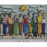 Rizzi, James (1950-New York-2011, US-amerikanischer Künstler und Maler der Pop Art) - "The Boys",