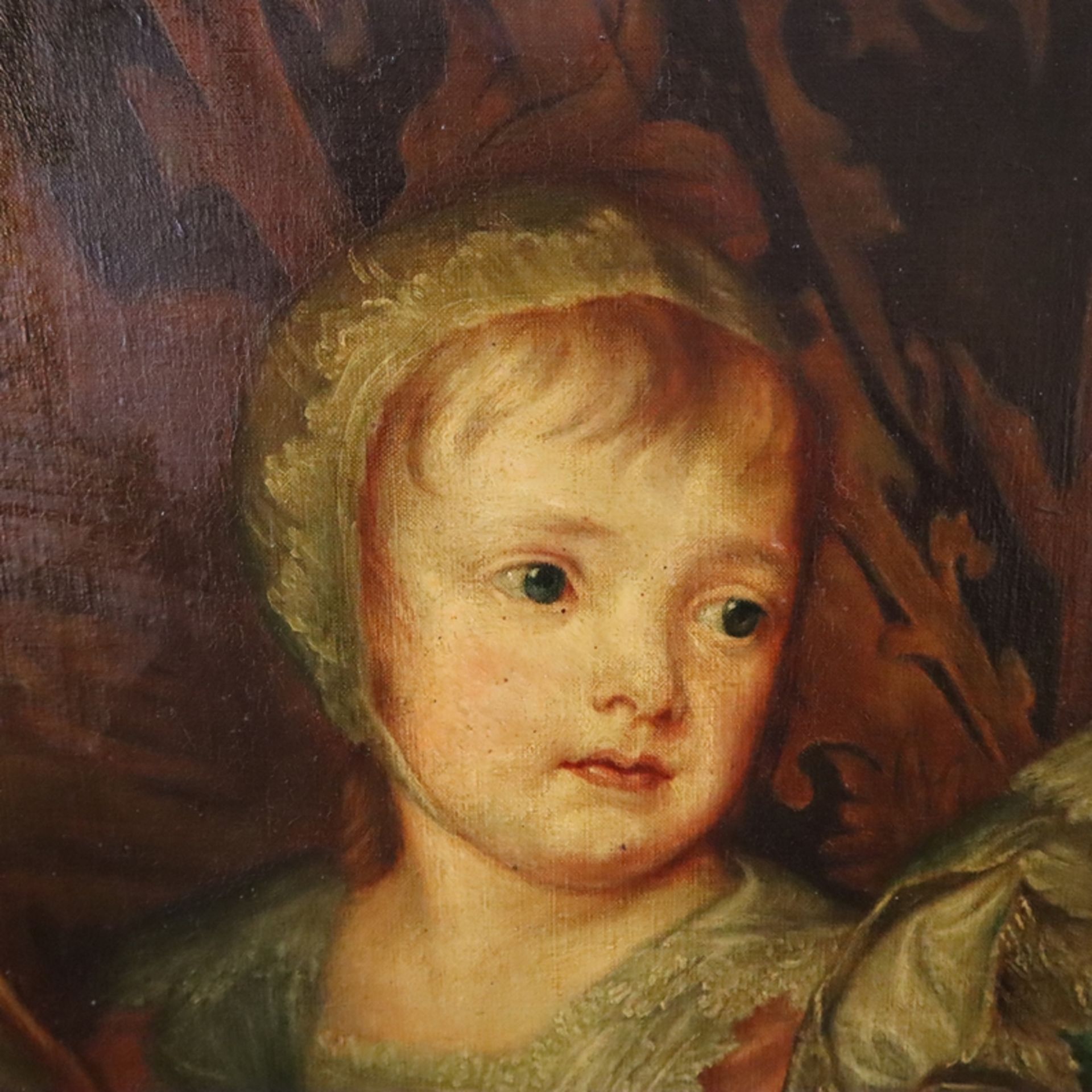 Arnold-Jacubzig, E. (um 1900) - Bildnis der drei ältesten Kinder Charles I. von England, Kopie - Bild 4 aus 21